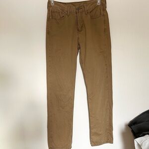 Levi's Men’s Tan Straight-Leg Jeans